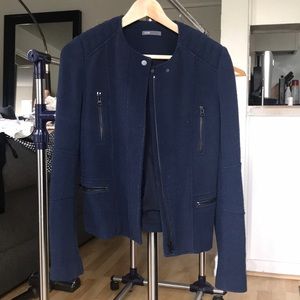 Vince navy blue jacket Sz S